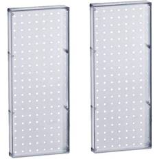 Tool Boards Azar Displays 770820 Pegboard 1-Sided Wall Panel, Clear Translucent Color, 2-Pack