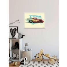 Papier Einrichtungsdetails Komar Wandbild Cars Lightning McQueen Disney B/L: ca.