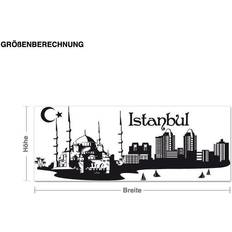 Wanddekos reduziert Architektur & Skyline Skyline Istanbul Wanddeko