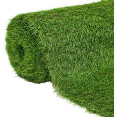 VidaXL Lawn Edging vidaXL Artificial Grass 4.4'x16.4'/1.6' Green Grass Mat Turf