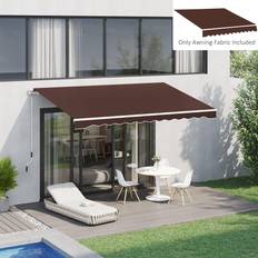 OutSunny Awnings OutSunny 13' Retractable Awning Sunshade