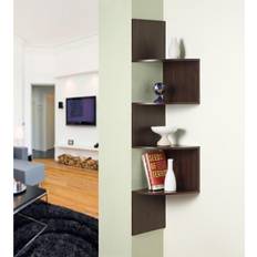 Shelves on sale 4D Concepts Black Hanging Corner San Dimas Wall Shelf