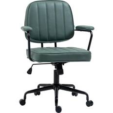 Furniture Vinsetto Green Cloth Office Chair