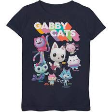 Toys Fifth Sun Girls 7-16 Gabby's Dollhouse Gabby Cats Graphic Tee, Girl's, Size: Medium, Pink