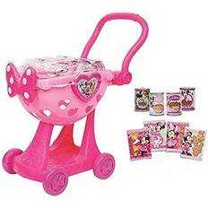 Just Play Dolls & Doll Houses Just Play Minnie Happy Helpers Bowtique Shopping Cart Pink