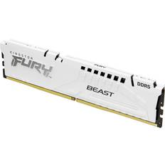 6000 MHz - DDR5 RAM Memory Kingston Fury Beast White DDR5 6000MHz 32GB (KF560C40BW-32)