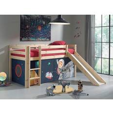 Kiefer Loftbetten Vipack Kinderzimmer Spielbett Textil Set Spaceman PINOO-12 lackiert, B/H/T: ca.