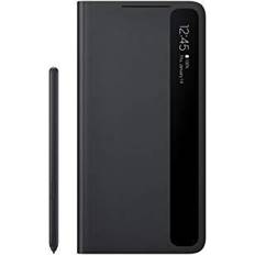 Samsung Cases & Covers Samsung Galaxy S21 Ultra 5G S-View Cover with S-Pen in BlackEF-ZG99PCBEGUS