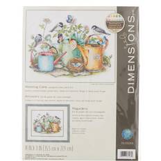DimensionsÂ® Watering Cans Stamped Cross Stitch Kit
