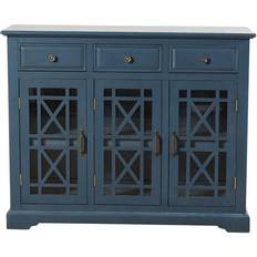 Blue Cabinets Stylecraft Archer Ridge Navy 3 2 Sideboard