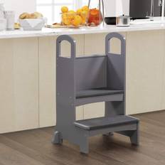 Stools Naomi Home Kids Step To It Stool Standing Tower for Kitchen Counter Grey See Description