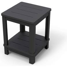 Keter Outdoor Side Tables Keter Adirondack 2 Tier Outdoor Side Table