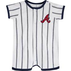 Playsuits Children's Clothing MLB 12M Atlanta Braves Power Hitter Short Sleeve Coverall Navy Navy Months