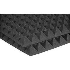 Sheet Materials Auralex Studiofoam Pyramids 24"X48"X2" Acoustic Panels 12-Pack Charcoal