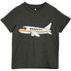 Mini Rodini Organic Airplane t-shirt Grå 104-110