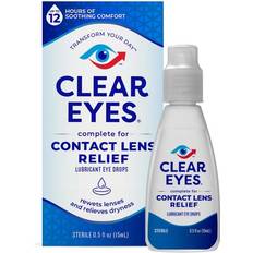 Komfortdråper Clear Eyes Contacts Refresh & Clean Drops 15ml