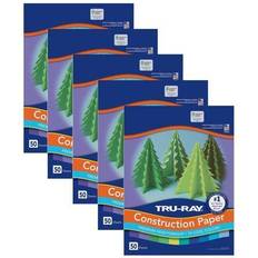 Pacon Tru-Ray 9 x 12 Construction Paper Cool Colors 50 Sheets/Pack 5 Packs PAC102942-5
