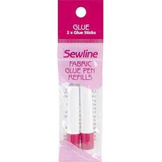 Lim Sewline Water-Soluble Fabric Glue Pen Refill 2/Pkg-Blue