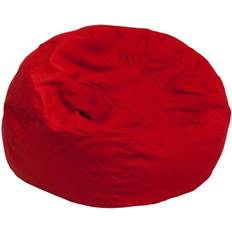 Flash Furniture Beanbags Flash Furniture DG-BEAN-LARGE-SOLID-RED-GG Oversized Solid Red Bean Bag Chair