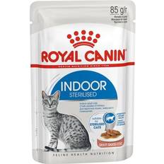 Royal Canin Katzen - Nassfutter Haustiere Royal Canin Indoor Sterilised in Gravy Salsa 12x85g