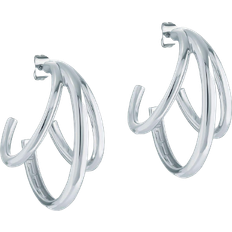 Ted Baker Henreta Triple Hoop Earrings - Silver