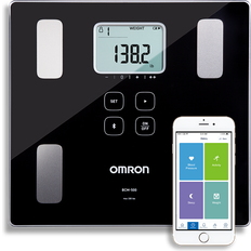 App Compatible Bathroom Scales Omron Body Composition Monitor & Scale with Bluetooth Connectivity