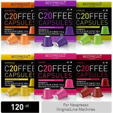 Pods for nespresso Bestpresso for Original Machine 120 pods Certified