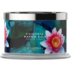 Homeworx Coastal Water Lily 4-Wick 18 Oz - NO COLOR Scented Candle