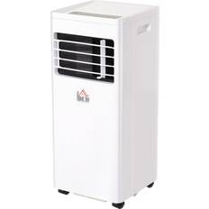 Innenraumklima Homcom Mobile Klimaanlage, 2,1 kW 3-in-1 Klimagerät Kühlen, Entfeuchtung und Ventilation – Luftent