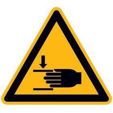 Hinweisschilder reduziert Warnzeichen W024 "Warnung vor Handverletzungen"