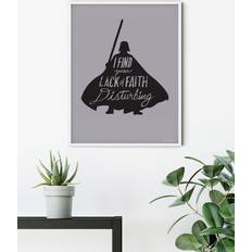 Plakate & Poster Komar Wandbild Star Wars Silhouette Quotes Vader