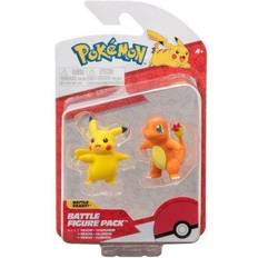 Figurer Pokémon Battle Figure Figurer Charmander & Pikachu 2-pak