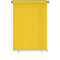 Gule Rullgardiner vidaXL Outdoor Roller Blind Yellow HDPE 100x140cm