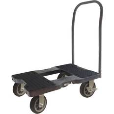 Sack Barrows Snap-Loc All-Terrain Push Cart Dolly with 6 in. Casters- Black