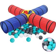 Ballbinger vidaXL Children Play Tunnel with 250 Balls Multicolour