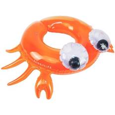 Swim Ring Sunnylife Pool Ring Sonny the Sea Creature Neon Orange