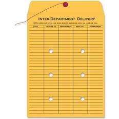 Envelope & Stamp Moisteners Quality Park Button & String Inter-Departmental Envelopes 10x15" 100pcs