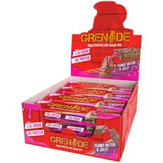 Grenade Bars Grenade Peanut Butter and Jelly Protein Bar 60g 12
