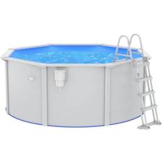 vidaXL Swimming Pool with Safety Ladder 3x1.2m