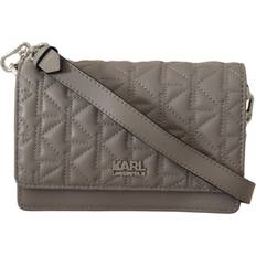 Karl Lagerfeld Leather Crossbody Women's Bag grey