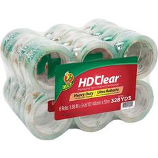 Packaging Tapes & Box Strapping Duck HD Clear Heavy Duty Packaging Tape 24pcs