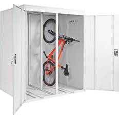 Fahrradschuppen 2er-Fahrradgarage MCW-H66, Fahrradbox Gerätehaus Fahrradunterstand, abschließbar