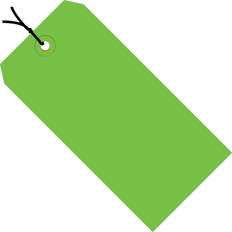 Office Depot Value Collection Blank Tag: 3-1/4'' High, Green, Synthetic Paper Green Cardstock