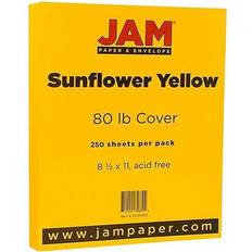 JAM PAPER Matte 80lb Cardstock - 8.5 x 11 Coverstock - 216 gsm - Dark Gray  - 50 Sheets/Pack