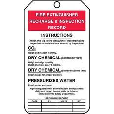 Signs 5 3/4 3 1/4 PF-Cardstock Fire Tag FIRE..