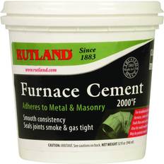 Rutland 65 FURNACE CEMENT Withstands 2000 degrees Black