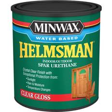 Minwax Water Based Helmsman Spar Urethane 1qt Wood Protection Clear