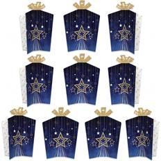 Party Supplies Starry Skies Table Decor Gold Celestial Party Fold & Flare Centerpieces 10 Ct Blue