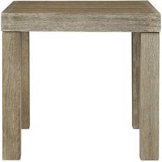 Outdoor Side Tables Ashley Signature Point Eucaluptus Outdoor Side Table
