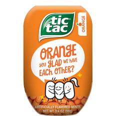 Tic Tac Food & Drinks Tic Tac Mints, Orange Flavored 3.5oz